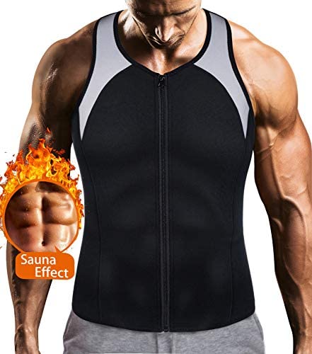 MenS Sweat Shaper Vest for Weight Loss Sauna Slimming Workout