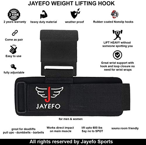 Jayefo Weight Lifting Belt Gym Fitness Workout Double Support Brace Neoprene